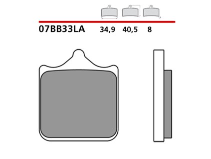 brembo 2026 06 klocki hamulcowe sinter la front pa