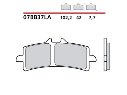 brembo 2026 03 klocki hamulcowe kh447 sinter la s