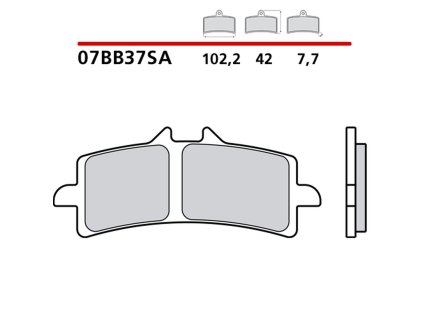 brembo 2026 03 klocki hamulcowe kh447 sinter sa s