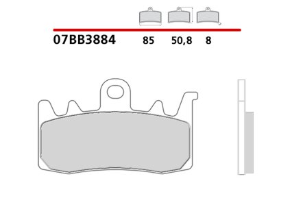 brembo 2026 03 klocki hamulcowe kh630 genuine sint