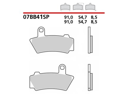 brembo 2026 03 klocki hamulcowe kh748 sinter sp s