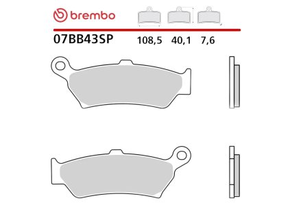 brembo 2026 06 klocki hamulcowe kh781 road sinter