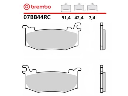 brembo 2026 06 klocki hamulcowe racing carbon cera