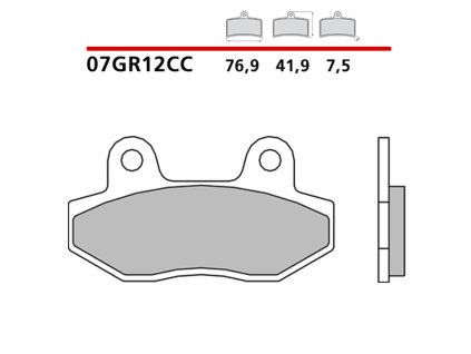 brembo 2026 03 klocki hamulcowe kh86 carbon cerami