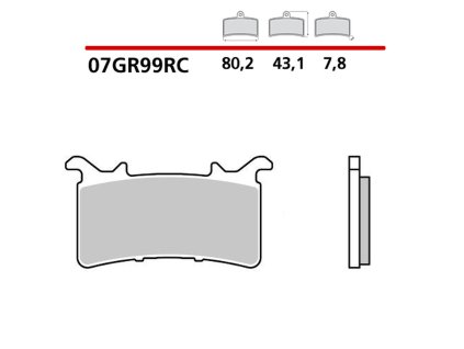 brembo 2026 03 klocki hamulcowe kh757 racing rc pr