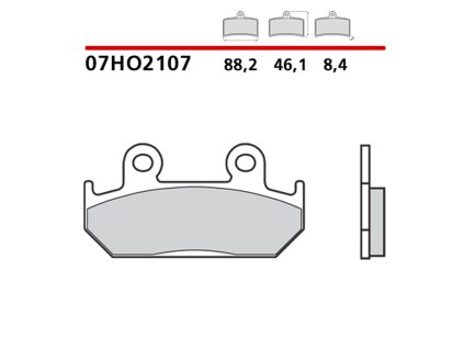 brembo 2026 03 klocki hamulcowe kh203 genuine carb