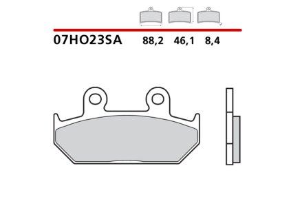 brembo 2026 03 klocki hamulcowe kh124 sinter sa s