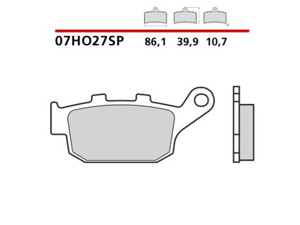 brembo 2026 03 klocki hamulcowe kh140 sinter sp s