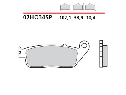 brembo 2026 03 klocki hamulcowe kh196 sinter sp s