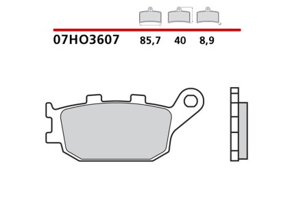 brembo 2026 03 klocki hamulcowe kh174 genuine carb