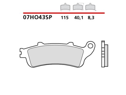 brembo 2026 03 klocki hamulcowe kh261 kh281 sint