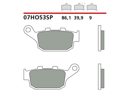 brembo 2026 03 klocki hamulcowe kh496 sinter sp s