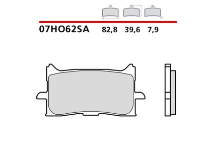 brembo 2026 03 klocki hamulcowe kh679 sinter sa s