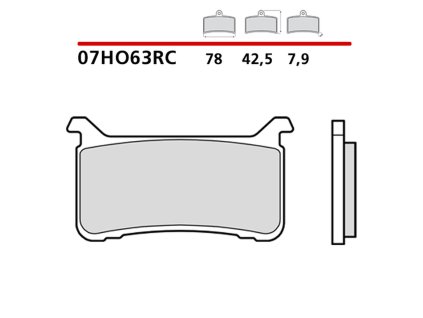 brembo 2026 03 klocki hamulcowe kh700 racing rc pr