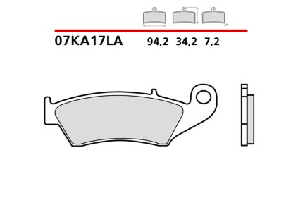 brembo 2026 03 klocki hamulcowe kh185 sinter la s