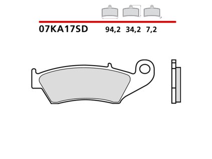brembo 2026 06 klocki hamulcowe off road sinter pa
