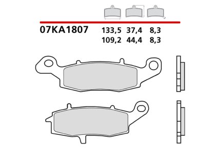 brembo 2026 03 klocki hamulcowe kh231 genuine carb