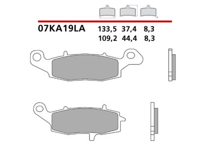 brembo 2026 03 klocki hamulcowe kh229 sinter la s