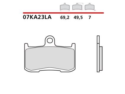 brembo 2026 03 klocki hamulcowe kh347 sinter la s