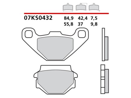 brembo 2026 03 klocki hamulcowe kh67 genuine carbo