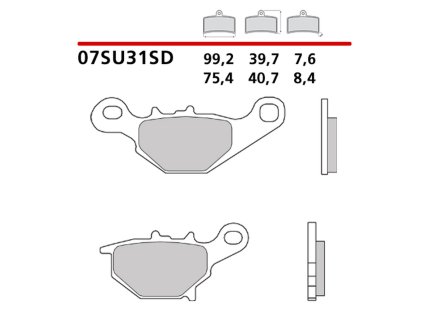brembo 2026 03 klocki hamulcowe kh401 off road sin