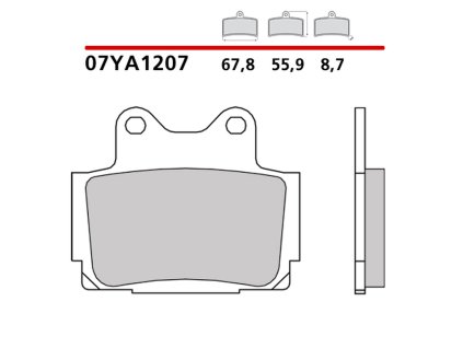 brembo 2026 03 klocki hamulcowe kh104 genuine carb