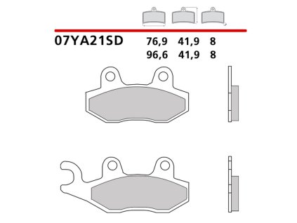 brembo 2026 06 klocki hamulcowe off road sinter pa