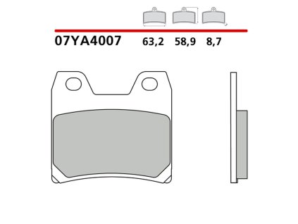 brembo 2026 06 klocki hamulcowe carbon ceramic pad