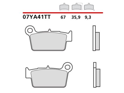 brembo 2026 06 klocki hamulcowe semimetallic pads