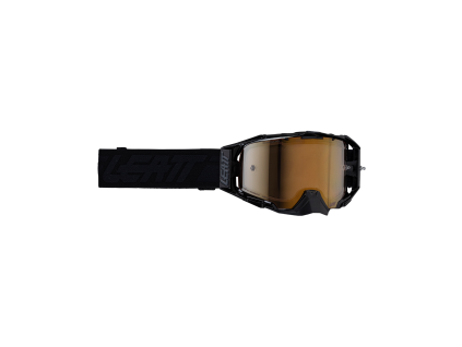 LEATT motokrosové okuliare Velocity 6.5 Iriz – Stealth (Bronze 68%)