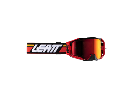 LEATT motokrosové okuliare Velocity 6.5 Iriz – červená (červená 28%)