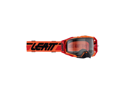 LEATT motokrosové okuliare Velocity 6.5 – Flame (číra 83%)