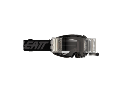 LEATT motokrosové okuliare Vizion 3.5 Roll-Off – Stealth (číra 90%)