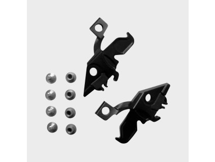 LEATT náhradný diel chrániča krku Spacing pin Pack DBX GPX Kart 4.5 – čierna
