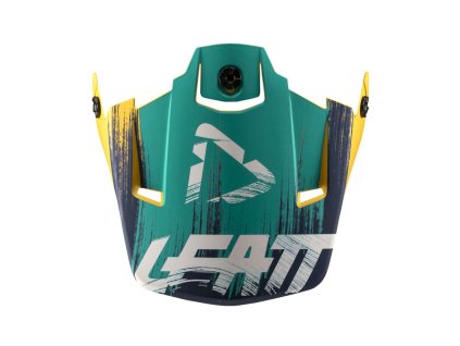 LEATT šilt na prilbu Moto GPX 3.5 – GOLD/TEAL