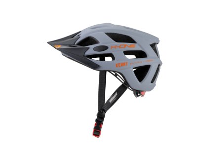 kenny racing kask rowerowy model k one grey orange
