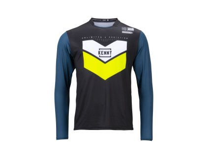 kenny racing koszulka rowerowa model prolight lime