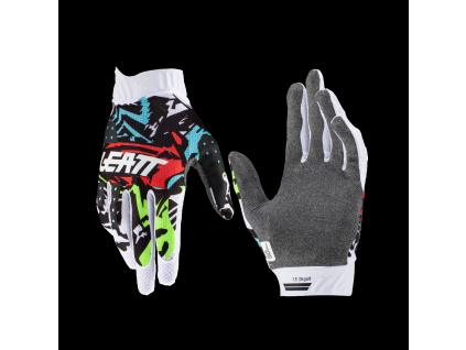 LEATT moto rukavice Moto 1.5 GripR – Zebra