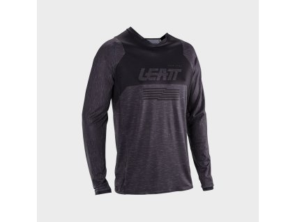 LEATT motokrosový dres Moto 4.5 Lite – Stealth čierna/sivá 2026