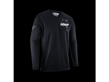 LEATT motokrosový dres Moto 4.5 WindBlock – čierna