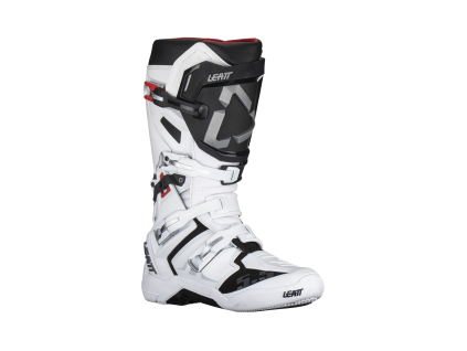 LEATT motokrosové čižmy 5.5 FlexLock – biela