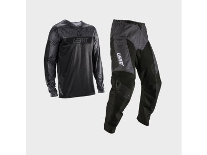 LEATT motokrosový komplet Moto 3.5 Ride Kit – Stealth čierna/sivá 2026
