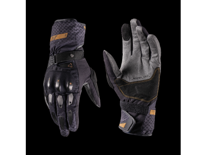 LEATT moto rukavice ADV SubZero 5.5 – Stealth čierna/sivá