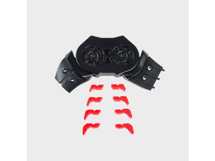 LEATT náhradný diel kolennej ortézy Hinge assembly C-Frame – čierna, veľkosť ONE SIZE