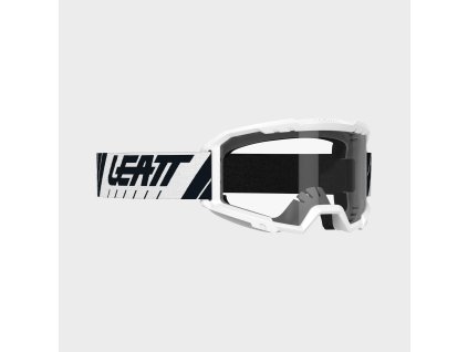 LEATT motokrosové okuliare Vizion 2.5 – biela (číra 90%), veľkosť ONE SIZE