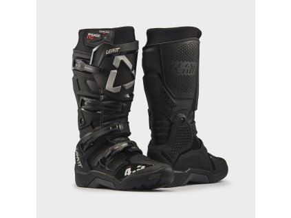 LEATT motokrosové čižmy Moto 4.5 HydraDri Evo – čierna