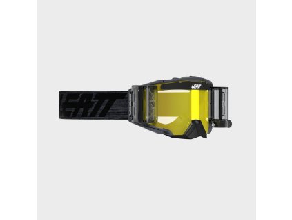 LEATT motokrosové okuliare Velocity 6.5 - Roll-Off – Graphene sivá (žltá 70%), veľkosť ONE SIZE