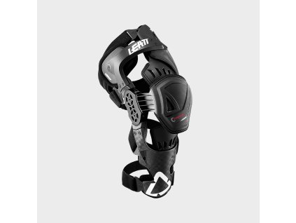 LEATT kolenné ortézy Knee Brace C-Frame Pro Carbon – čierna