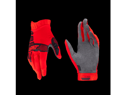 LEATT detské moto rukavice Moto 1.5 – červená, veľkosť XS