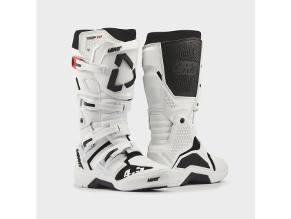 LEATT motokrosové čižmy Moto 4.5 Evo – biela